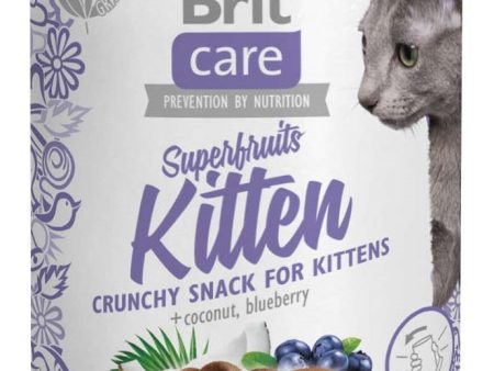 BRIT CARE Superfruits KITTEN, hrskava poslastica, bez žitarica, 100 g Hot on Sale