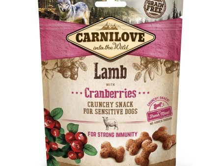 CARNILOVE Crunchy Snack, janjetina s brusnicama, sa svježim mesom, 200g Hot on Sale