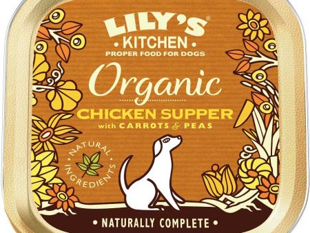 LILY S KITCHEN Organic Supper, piletina s mrkvom i graškom, bez žitarica, 150g Discount