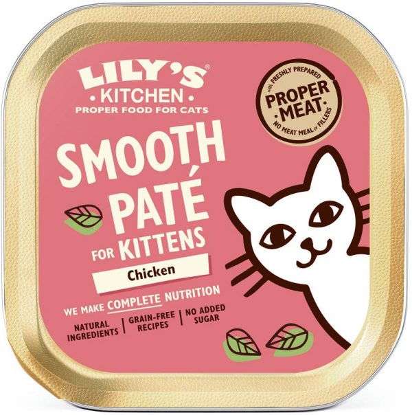 LILY S KITCHEN Smooth Pate KITTEN, piletina, bez žitarica,  85g Discount