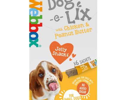 Webbox - Dog-e-Lix Jelly - Chicken & Peanut Butter - 6 Sachets Online