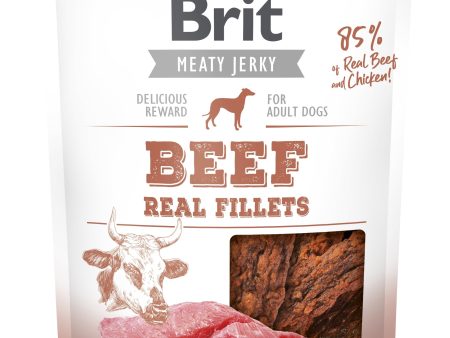 BRIT Meaty Jerky, fileti, govedina, 80 g Hot on Sale