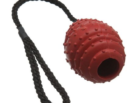 Classic - Rubber Oval Ball On A Rope - 100mm For Sale