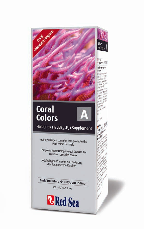 Red Sea Coral Colors A - Halogeni elemeti (J2, Br2, F2) 500 ml Online Hot Sale