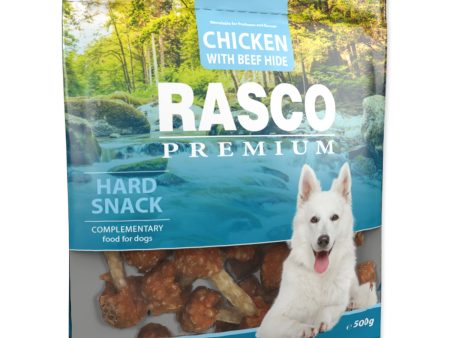 RASCO Premium Dog, žvakalica batak, piletina i goveđa koža, 500g Online now