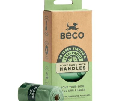 beco - poop bags with handles - 60 pack (4 roll) Cheap