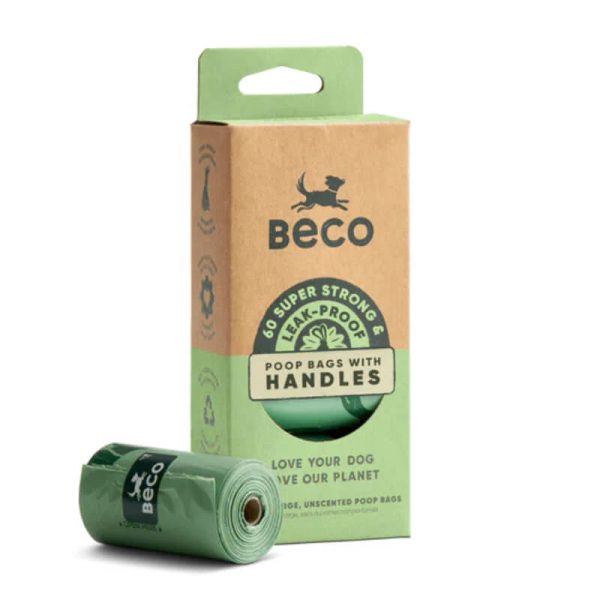 beco - poop bags with handles - 60 pack (4 roll) Cheap