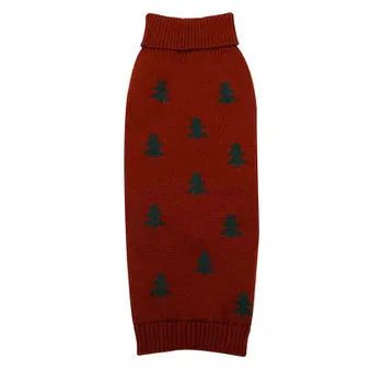 Pet Brands - Tree Print Jumper - Med Lrg (45.5cm) on Sale