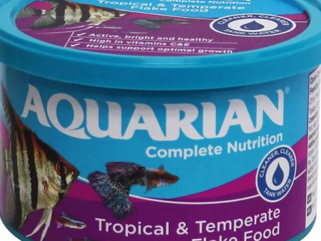 Aquarian - Tropical Fish Food Flakes - 50g For Cheap