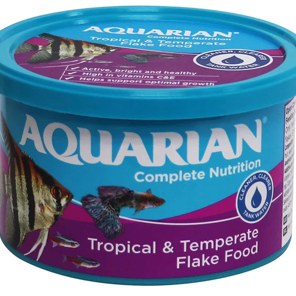 Aquarian - Tropical Fish Food Flakes - 50g For Cheap