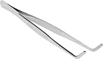 Komodo - Stainless Steel Feeding Tongs Angled - 25cm Online