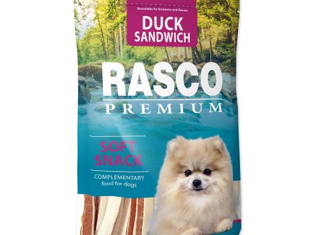 RASCO Premium Dog, sandwich pačetina s bakalarom, mekana poslastica,80g Discount