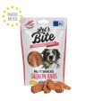 LET s Bite Meat Snacks, poslastica za pse, pločice lososa, 80g Fashion