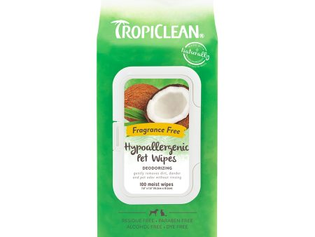 TropiClean - Hypoallergenic Cleaning & Deodorising Pet Wipes on Sale