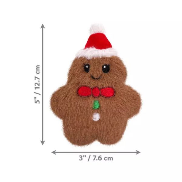 Kong - Holiday Snuzzle Mini Gingerbread Man - X Small Discount