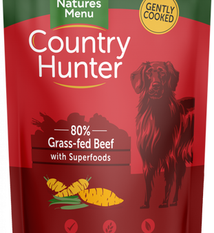 Natures Menu - Country Hunter Dog Food - Grass Grazed Beef - 150g Pouch (6pk) Fashion