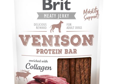 BRIT Meaty Jerky, proteinska pločica, divljač, obogaćeno kolagenom For Cheap