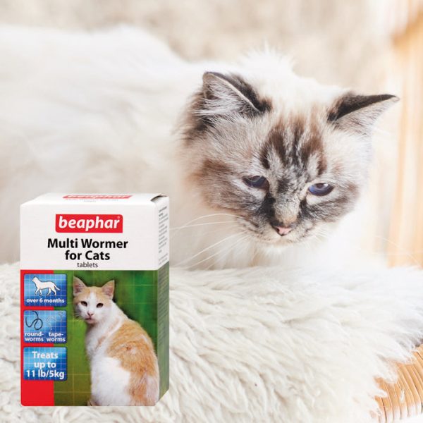 Beaphar - Cat Multi-wormer Tablets - 12 Tablets Online