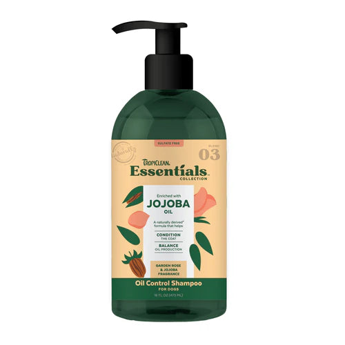 TropiClean Essentials - Jojoba Oil Shampoo for Dogs - 473ml Hot on Sale