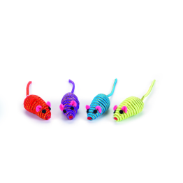 Beeztees - Glitter Rope Mouse Assorted - 5cm Online Sale