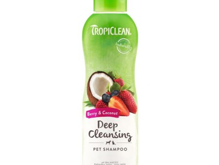 Tropiclean - Berry & Coconut Deep Cleanse Shampoo - 20oz Sale