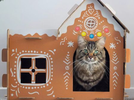 Rosewood - Build Your Own Gingerbread Cat Scratch House For Cheap