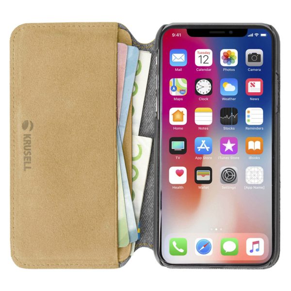 Krusell Broby 4 Card SlimWallet Apple iPhone XS Max cognac Online